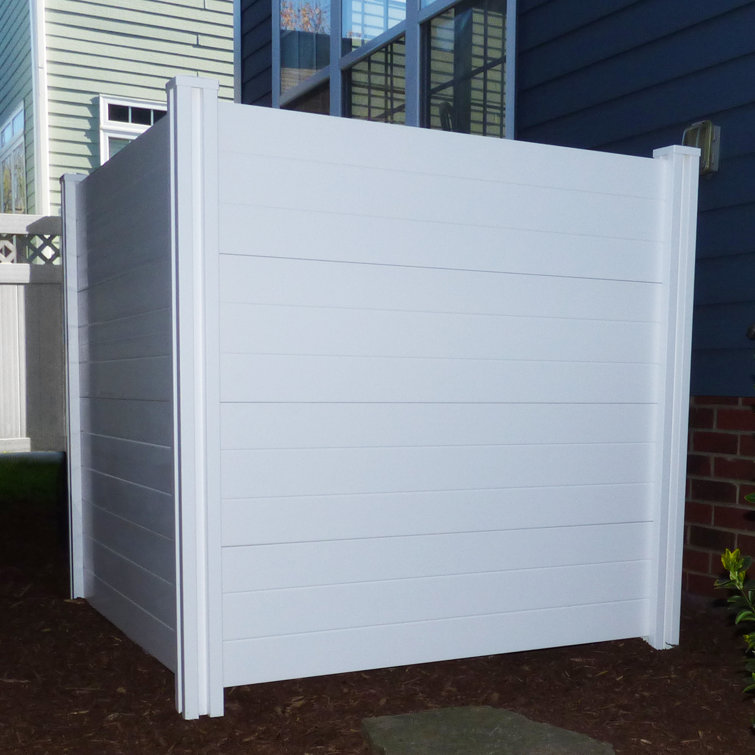 Enclo 4 ft. H x 4 ft. W Premium Vinyl Privacy Screen Kit (2 Panels